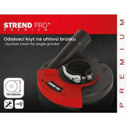 Kryt Strend Pro DP128, odsávací, 115/125 mm, na uhlovú brúsku