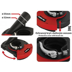 Kryt Strend Pro DP128, odsávací, 115/125 mm, na uhlovú brúsku
