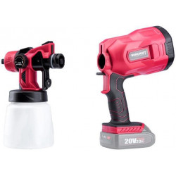 Pištoľ Worcraft CSG-S20Li ShareSYS, 20V Li-Ion, 800 ml, striekacia, na farbu