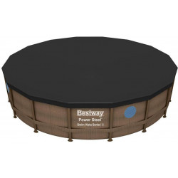Plachta Bestway® FlowClear™, 58249, čierna, bazénová, 488 cm