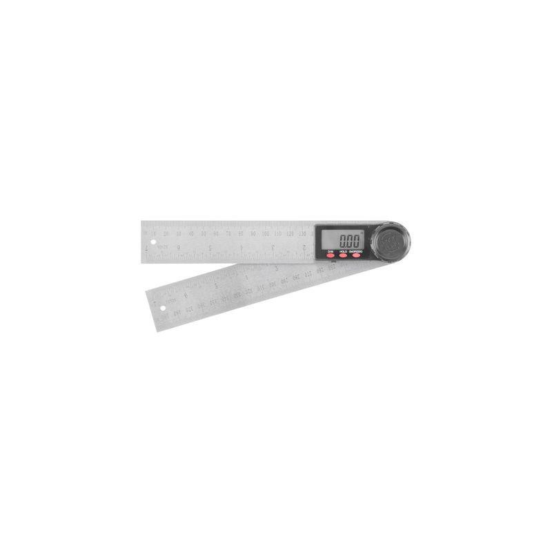 Pravítko Strend Pro, digitálne, uhlové 200 mm, nerezové, INOX, uholník