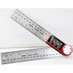 Pravítko Strend Pro, digitálne, uhlové 200 mm, nerezové, INOX, uholník