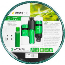 Hadica Strend Pro Economic, 1/2", L-20 M, sada adaptér, dýza, spojky, záhradná