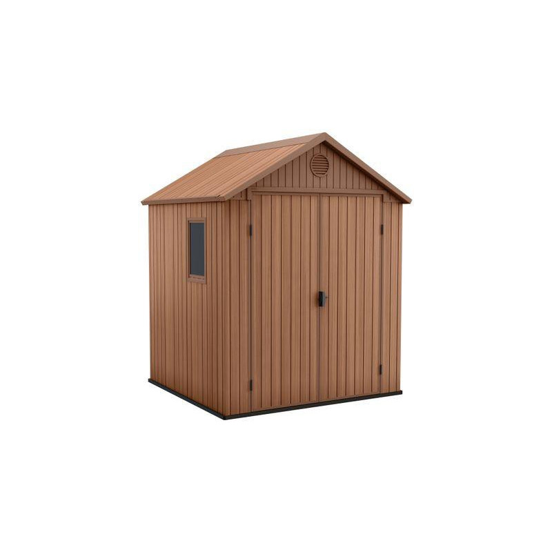 Domček Keter® DARWIN Wooden brown, záhradný, 190x182x221 cm, UV