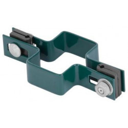 Objímka Strend Pro EUROSTANDARD, 60x40 mm, priebežná, antracit, Zn+PVC, RAL7016, na hranatý stĺpik