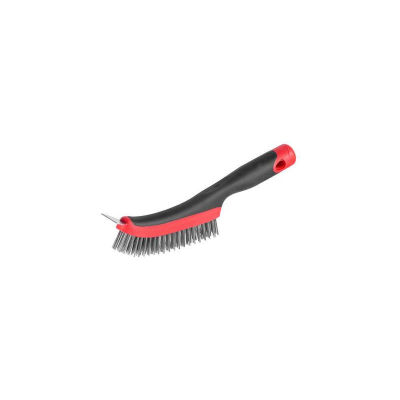 Kefa Strend Pro ComfortGrip CG687, 4 radová, oceľová, so škrabkou