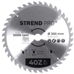 Kotúč Strend Pro TCT 305x3.2x30/20 mm 40Z, na drevo, pílový, SK plátky