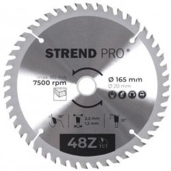Kotúč Strend Pro TCT 165x2.2x20/16 mm 48Z, na drevo, pílový, SK plátky