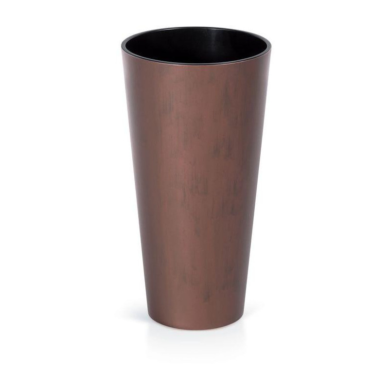 Kvetináč s vložkou TUBUS Slim Corten 400x762 mm, medený vzhľad