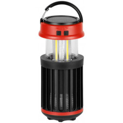 Lampa Strend Pro, proti hmyzu a komárom, kempingová, solárna, USB, UV+biela LED, 15x8,60 cm