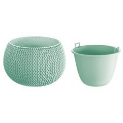 Kvetináč s vložkou SPLOFY Bowl 290x195 mm, šalvia