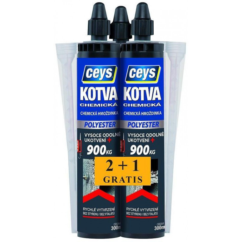Kotva Ceys Chemická, Polyester, 2+1 grátis