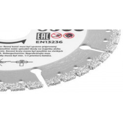 Kotúč Strend Pro Premium, Vacuum brazed, 115 mm, diamantový, rezný, multi