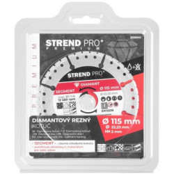 Kotúč Strend Pro Premium, Vacuum brazed, 115 mm, diamantový, rezný, multi
