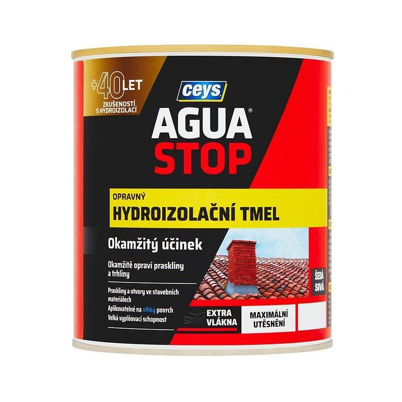 Tmel Ceys AGUA STOP Hydroizolačný tmel, šedý 1 kg