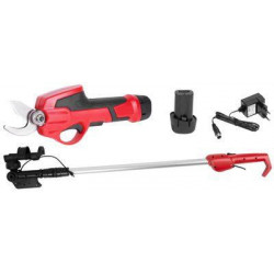 SET Nožnice Strend Pro Garden 7,2V, záhradné, akumulátorové, 111216 + teleskopická tyč 111248