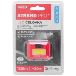Čelovka Strend Pro Headlight H955, COB LED, 3xAAA, mix farieb (čierna, biela, červená)