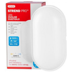 Svietidlo Strend Pro Bulkhead, SMD LED 2835, 1600 lm, na strop a stenu, oválne, IP65