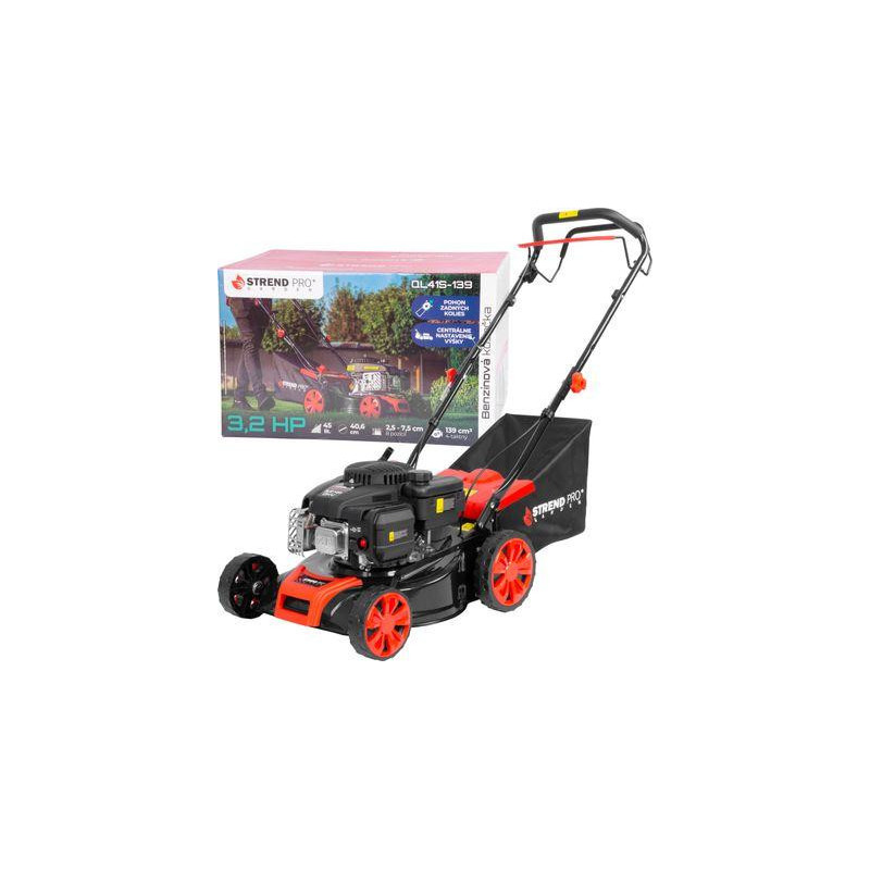 Kosačka Strend Pro QL41S-139, benzínová, 2,4 kW, záber 40,6 cm, s pojazdom, LONCIN