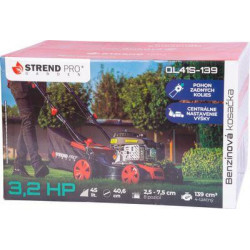 Kosačka Strend Pro QL41S-139, benzínová, 2,4 kW, záber 40,6 cm, s pojazdom, LONCIN