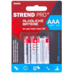 Batéria Strend Pro, LR03, 4 ks, AAA tužka, blister