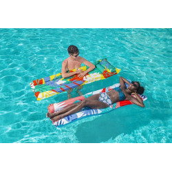 Nafukovačka Bestway® 44033, Fashion Floating Mat, mix farieb, do vody, 183x69 cm