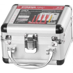 Sada vyrezávačov Strend Pro Premium, 6-8-10-12 mm, HEX, 6 mm vrták do skla diamant, korunky, professional