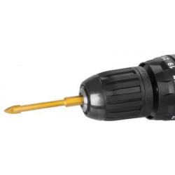 Sada vyrezávačov Strend Pro Premium, 6-8-10-12 mm, HEX, 6 mm vrták do skla diamant, korunky, professional