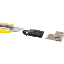 Nôž Strend Pro Premium, 18 mm, odlamovací, kovový, Sellbox 24 ks