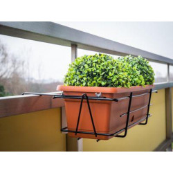 Držiak BUMETA Extra strong, vešiak, kovový, na kvetináč, na zábradlie, nastaviteľný, 60 cm