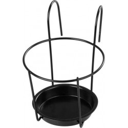 Držiak BUMETA Extra strong, vešiak, kovový, na kvetináč, na zábradlie, s podložkou, 15 cm