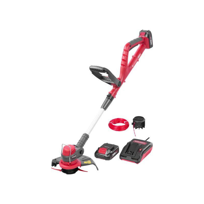 Vyžínač Worcraft CGT-S20LiSTA ShareSYS, 20V Li-ion, 24 cm, SET nylónová hlava, silón, akumulátor a nabíjačka