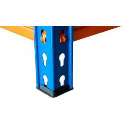 Regál Racks RAT60 HD, kovový, 4 police, 1800x1800x600 mm, max. 600 kg/polica