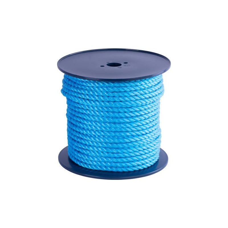Lano Strend Pro Premium, PP, 12 mm, stáčané, modré, L-100 m