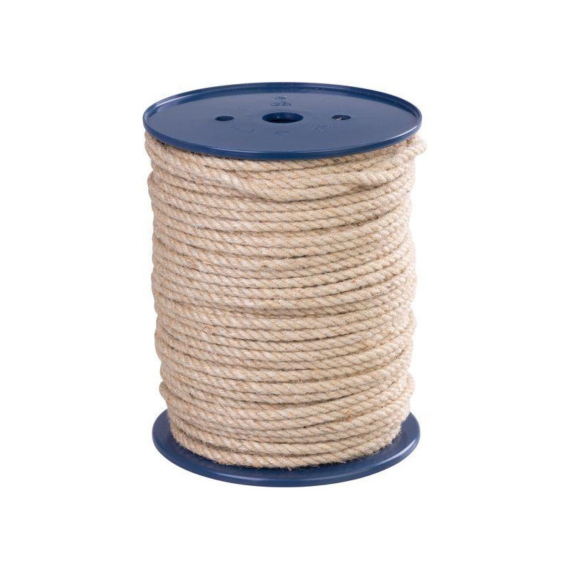 Lano Strend Pro Premium, jutové, prírodné, 6 mm, šnúra, stáčané, L-100 m
