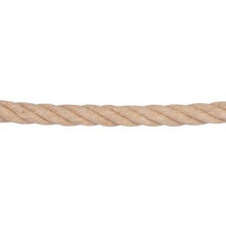 Lano Strend Pro Premium, jutové, prírodné, 16 mm, stáčané, L-20 m