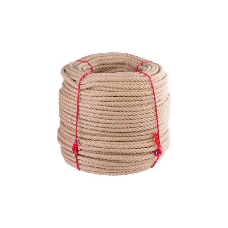 Lano Strend Pro Premium, jutové, prírodné, 16 mm, stáčané, L-220 m