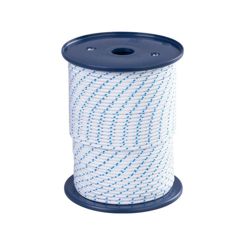 Lano Strend Pro Premium, KRUŽBERK, 4 mm, štartovacia šnúra, biele/modré, L-100 m