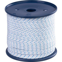 Lano Strend Pro Premium, KRUŽBERK, 3 mm, štartovacia šnúra, biele/modré, L-100 m