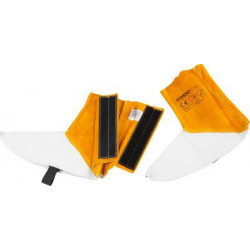 Gamaše Strend Pro Industrial, na zváranie, návleky, kožené, 15 cm, pár 2 ks