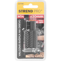 Rašpľa Strend Pro RSP40, 30 mm,  pre uhlovú brúsku, čierna, valcová