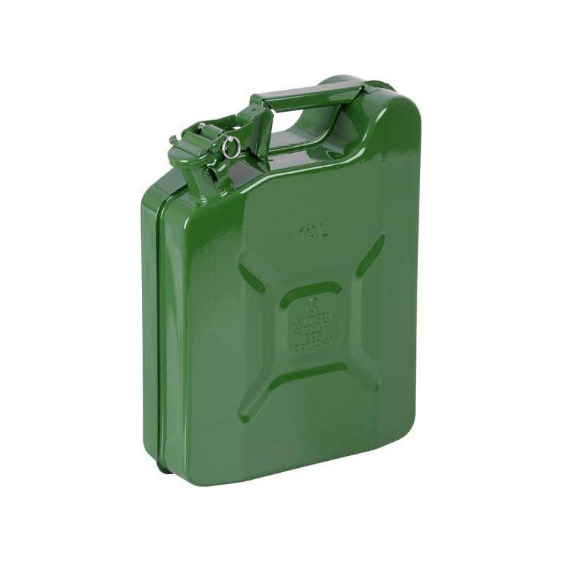 Kanister JerryCan LD10, 10 lit., kovový, na PHM, zelený