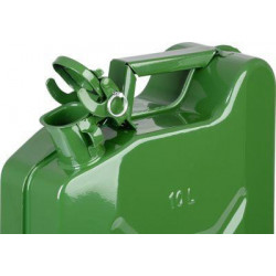 Kanister JerryCan LD10, 10 lit., kovový, na PHM, zelený