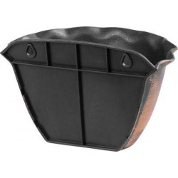 Kvetináč Strend Pro Wave, 26x18 cm, zlatý, metalický efekt, závesný