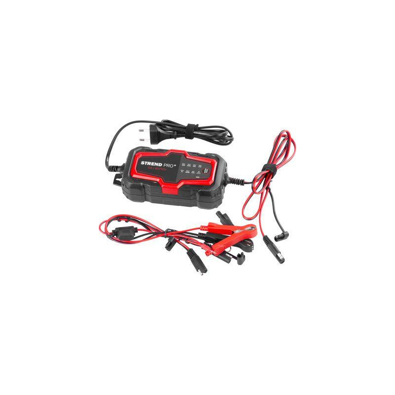 Nabíjačka Strend Pro BD03-Z5.0A-D1, 85W, 5A, 6V/12V, IP65, LED, na autobatérie