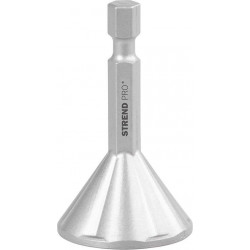 Fréza Strend Pro, 6-20 mm, 1/4",  25,5x50,4 mm, fazetová, na zrážanie hrán skrutiek, odhrotovač