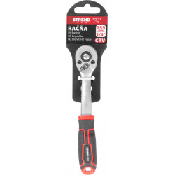 Račňa Strend Pro Premium ComfortGrip DL300, 1/4", s páčkou, 155 mm, 72z
