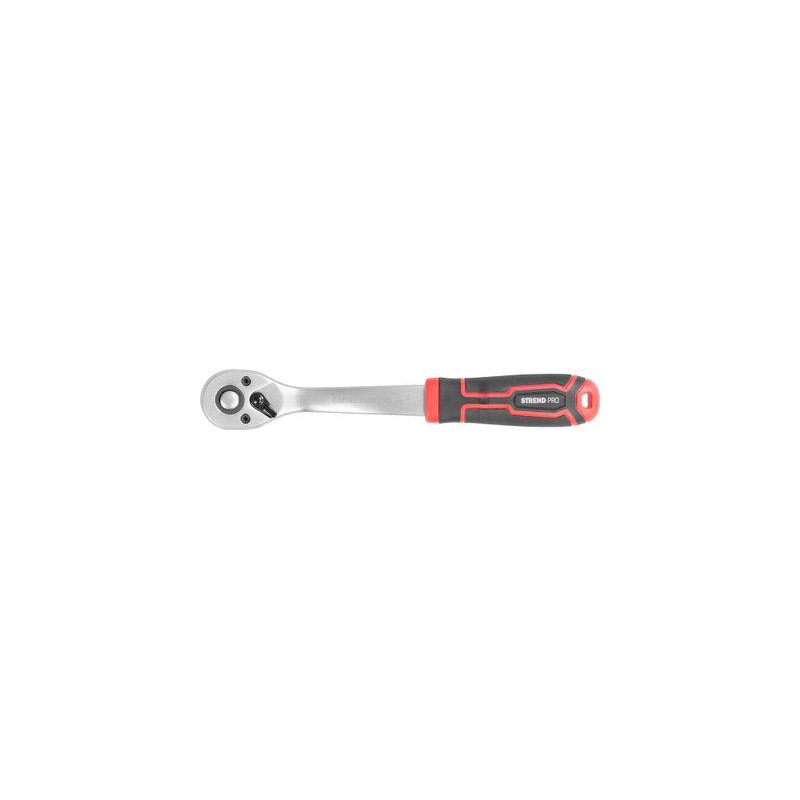 Račňa Strend Pro Premium ComfortGrip DL300, 3/8", s páčkou, 205 mm, 72z