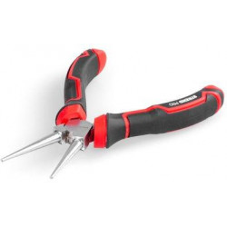 Kliešte Strend Pro Premium ComfortGrip DL415, 160 mm, s okrúhlymi čeľusťami, rovné, na poistné krúžky