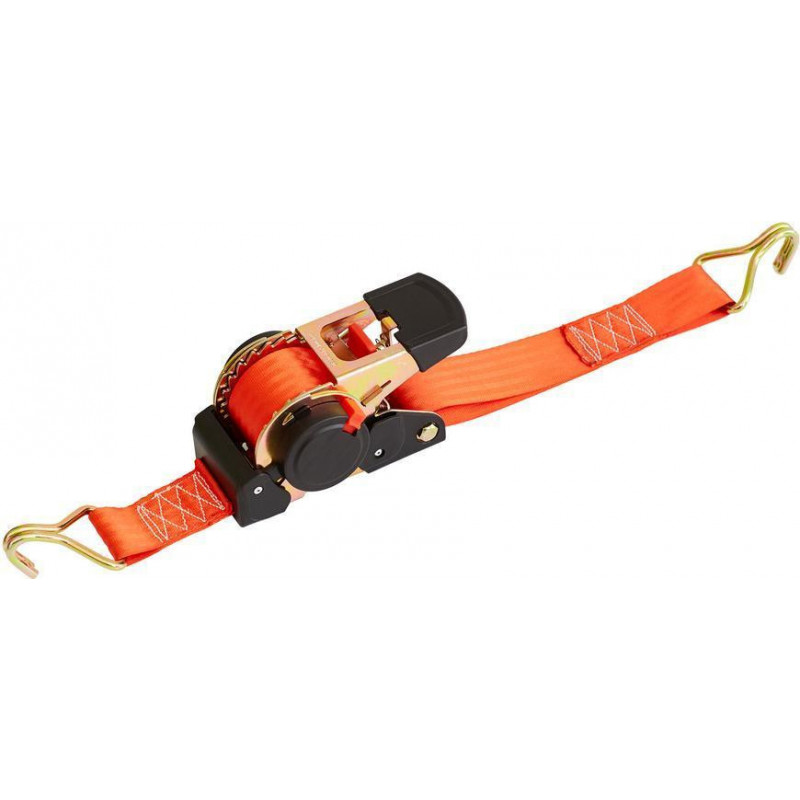 Popruh upínací Strend Pro TJS-705, samonavíjací pás s račňou, 50 mm, L-4,5 m, max. 1500 kg